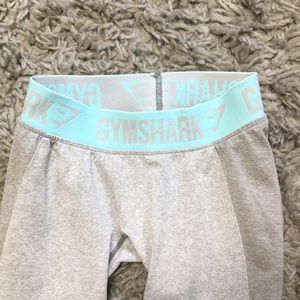 XS Gymshark Light Teal/Grey Crop Legging